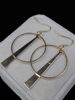 Mode Ohrring für Damen und Party im europäischen Stil Piercing Ohrringe in geometrischer Form Metall für Damen