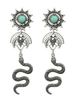 Mode Ohrring Ohrhänger mit geprägten Mustern für Abend im schicken & modischen Style Piercing Ohrringe mit Tier-Formen Design Metall für Damen