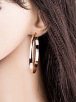 Mode Ohrring Ohrring für Abend im schicken & modischen Style Piercing Ohrringe in runder Form Metall für Damen