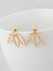 Mode Ohrring Ohrring für Alltag im schicken & modischen Style Piercing Ohrringe Blumen Metall und Damen