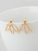Mode Ohrring Ohrring für Alltag im schicken & modischen Style Piercing Ohrringe Blumen Metall und Damen
