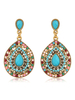 Mode Ohrring Strass Ohrring mit Kunstdiamanten für Kreuzfahrt im Boho-Style Piercing Ohrringe Drops Design Metall und Damen