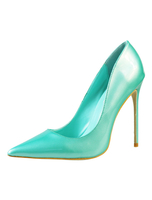 Modische High Heels aus Pumps Cyan für Damen