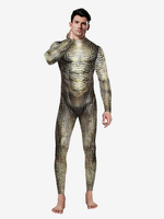Monster-Strumpfanzug Halloween Herren Jumpsuit Zentai 3D-Druck Damen Herren Tier Schlangenhaut Muster Sexy Jumpsuit Cosplay Kostüme Skinny Party Bodysuit