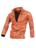Motorradjacke aus mit Stehkragen