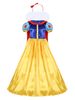 Märchen Kostüm Karneval Kostüm Sexy Velours Ballkleid Kleider und Stirnband für Frauen