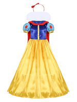 Märchen Kostüm Karneval Kostüm Sexy Velours Ballkleid Kleider und Stirnband für Frauen