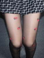 Nackte Lolita Strümpfe Print synthetische Strümpfe