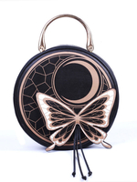 Navy Lolita Handtasche PU-Leder Schmetterling Muster Lolita Zubehör