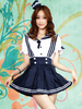 Navy Polyester Bögen Lolita Jumper Rock