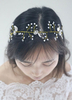 Nichtsonderanfertigung Feine Strass Haarband in Golden