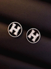 Ohrringe Black Metal Frauenschmuck