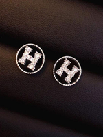 Ohrringe Black Metal Frauenschmuck