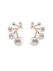 Ohrringe Blondes Metall Frauenschmuck