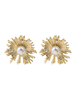 Ohrringe Blondes Metall Frauenschmuck