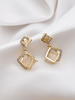 Ohrringe Blondes Metall Frauenschmuck