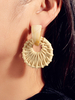 Ohrringe Ecru White Resin Pierced Frauen Schmuck Ohrringe
