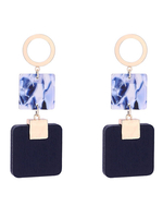 Ohrringe Geometrisch Acryl Euro Style Ohrstecker Damen Schmuck