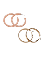 Ohrringe Rosa Acryl Non Stone Pierced Frauen Schmuck Ohrringe
