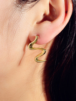 Ohrstecker Welliger Damenschmuck