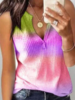 Ombre Tanktops Ärmellose Sommeroberteile für Frauen