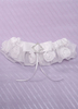 Organza Braut Strumpfband Elfenbein Blumen Strass Satinband Strumpfband Dessous