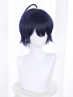 Osamake Romcom Wo der Freund aus Kindertagen nicht verlieren wird Maru Sueharu Cosplay Perücke Dark Navy Hitzebeständige Faserperücke