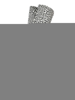 Overknee-Stiefel PU-Leder weiße runde Zehen Leopardenmuster Oberschenkel hohe Stiefel