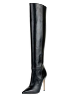 Overknees Stiefel mit Stilettos Damen Winter Schuhe