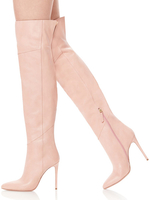 Overknees Stiefel mit Stilettos Damen Winter Schuhe