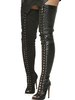 Overknees Stiefel mit Stilettos Damen Winter Schuhe