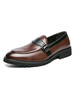 Oxfords Schuhe für Herren Fantastische Round Toe Monk Strap Slip-On PU Leder Oxfords