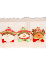 Party liefert Polyesterfaser-Feiertags-Weihnachts-Weihnachtskostüm-Dekorationen
