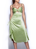 Partykleider Sage Straps Neck Lace Up Ärmelloses asymmetrisches halbformales Kleid