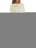 Partykleider White Jewel Neck Langarm Semi Formal Dress