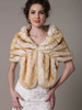 Pelzmantel Champagner mit Umlegekragen Pelzjacke Kunstfell Jacke Kunstpelz Wintermantel