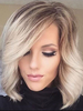 Perücken für Frauen Ombre Highlighting Hair Medium Curly Perücken