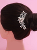 Perlen Kamm Hochzeit Kopfschmuck Silber Braut Haarschmuck
