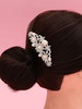 Perlen Kamm Silber Hochzeit Kopfschmuck Braut Haarschmuck