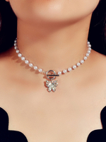 Perlenketten Schmetterling Anhänger Halskette Frauen Schmuck