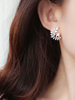 Perlenohrsteiger Ohrringe Blatt Ohrringe Frauen Schmuck
