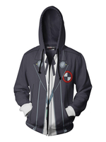 Persona5 Amamiya Ren Black Hoodie Polyester Spiel Kostüm Sweatshirt