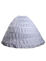 Petticoat für Hochzeit Polyester Mittellänge in Weiß