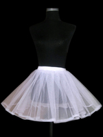 Petticoat für Hochzeit Tüll kurzes Kleid