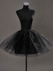 Petticoat für Hochzeit Tüll kurzes Kleid in schwarz ohne Knochen Flare