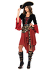 Piraten Kostüm Kleid Frauen schwarz Karneval Kostüm Polyester Kleiderhut Karneval Kostüme
