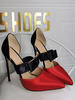 Plus Size High Heels für Frauen Pointed Toe Stiletto Heel Mode Rot Mary Jane Heels