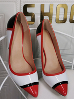 Plus Size High Heels für Frauen Pointed Toe Stiletto Heel Mode Weiß Sexy High Heels