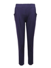 Plus Size Hose für Frauen Deep Blue Oversized Polyester Casual Pants
