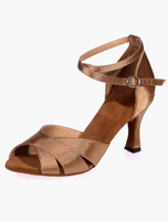 Plus Size schwarz matt Ballroom-Schuhe für Frauen